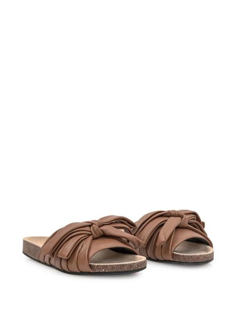 JW Anderson Bow flat sandals - Brown - zdjęcie produktu nr 2