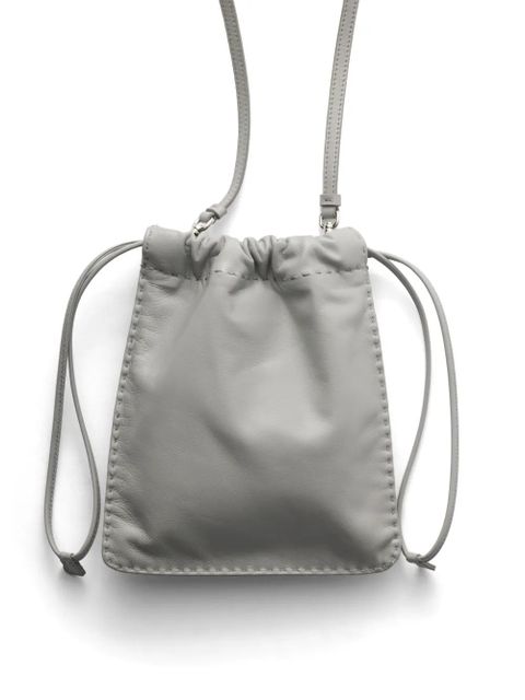 Prada nappa-leather smartphone pouch - Grey