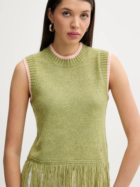 Never Fully Dressed kamizelka z domieszką wełny