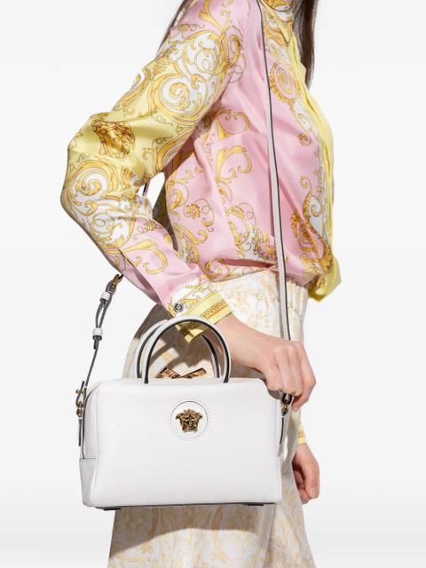 Versace Boston Medusa-appliqué tote bag - White - zdjęcie produktu nr 2