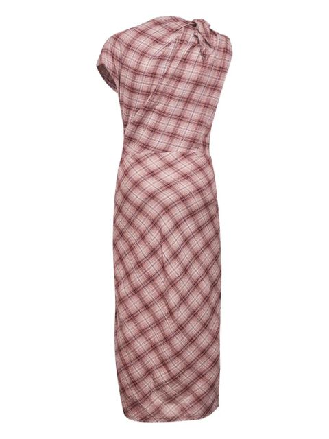 MARANT ÉTOILE asymmetric tied maxi dress - Red - zdjęcie produktu nr 1