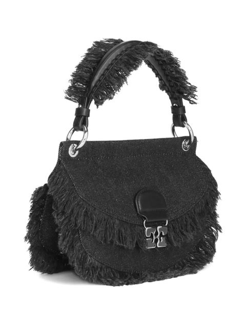 GANNI denim tote bag - Black - zdjęcie produktu nr 2