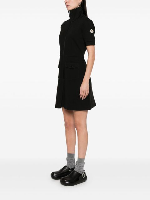 Moncler polo mini dress - Black