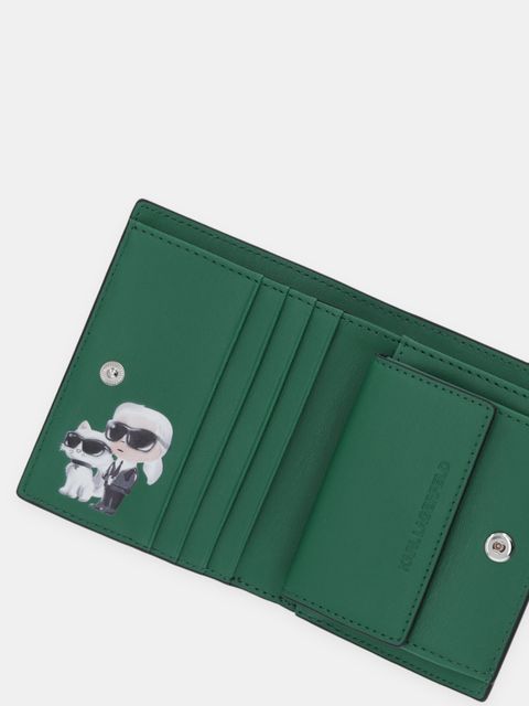 Karl Lagerfeld portfel IKON damski kolor czarny B1W32004