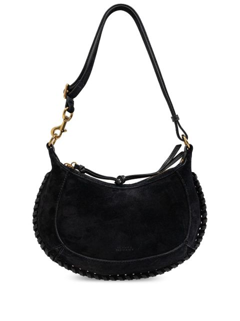 ISABEL MARANT Oskan Moon suede shoulder bag - Black - zdjęcie produktu nr 1