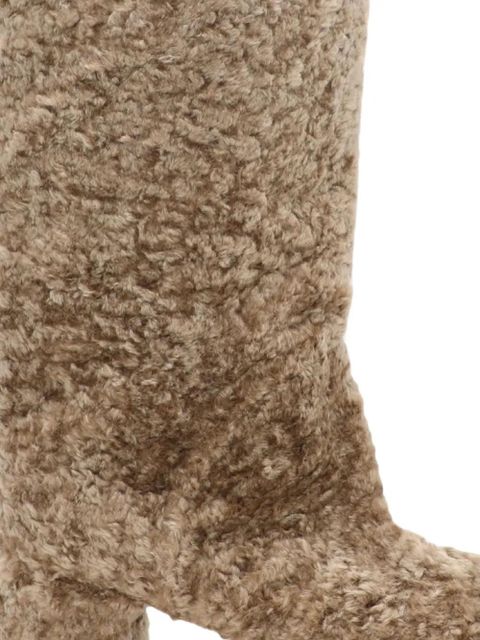 Casadei textured boots - Neutrals - zdjęcie produktu nr 2