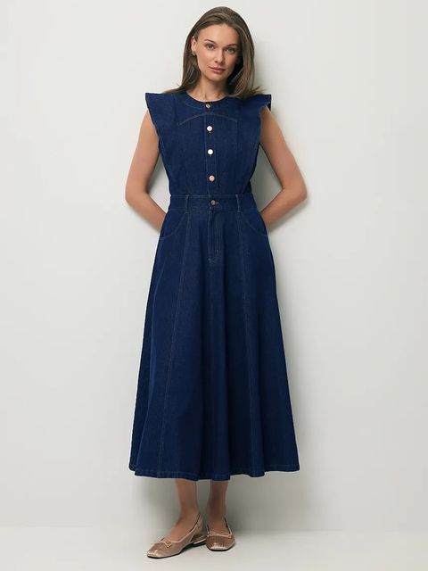 BIZUU sukienka jeansowa AIDEN - zdjęcie produktu nr 1