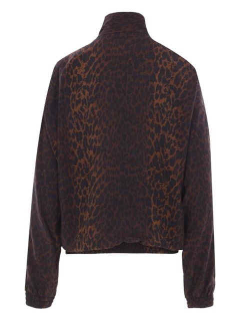 Balenciaga leopard-print zip-up jacket - Brown - zdjęcie produktu nr 2