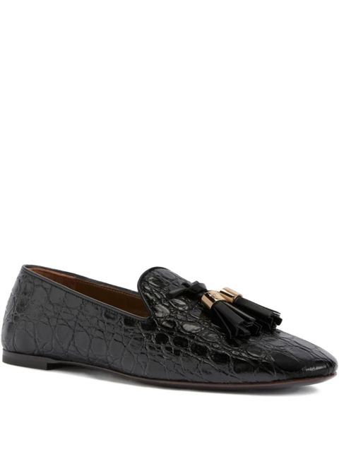 Giuseppe Zanotti leather loafers - Black - zdjęcie produktu nr 1