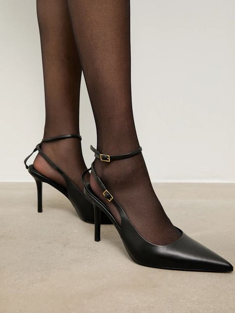 Answear.LAB szpilki skórzane kolor czarny - zdjęcie produktu nr 1