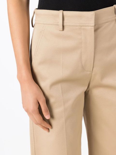 Valentino Garavani high-rise wide-leg trousers - Brown