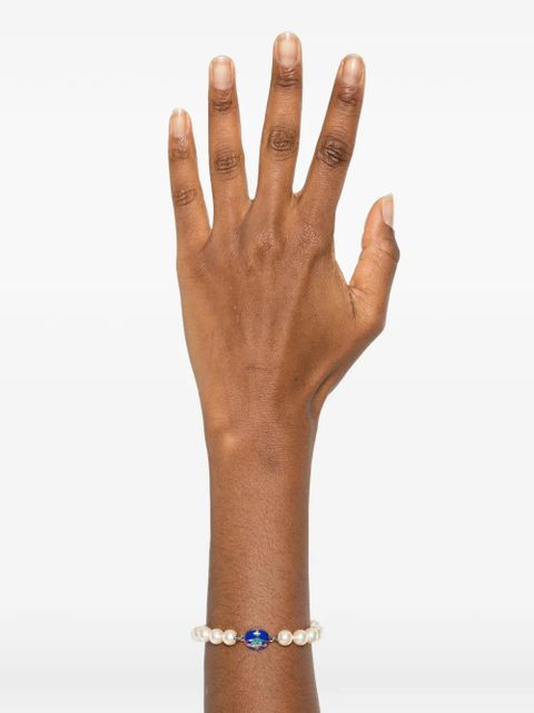 Vivienne Westwood Loelia faux-pearl bracelet - Neutrals - zdjęcie produktu nr 2