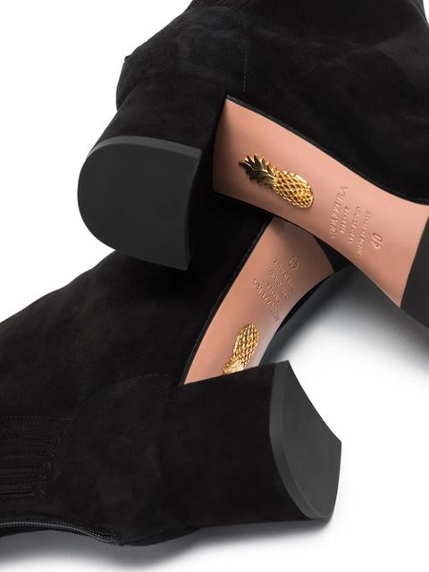 Aquazzura Saint Honore 50mm ankle boots - Black