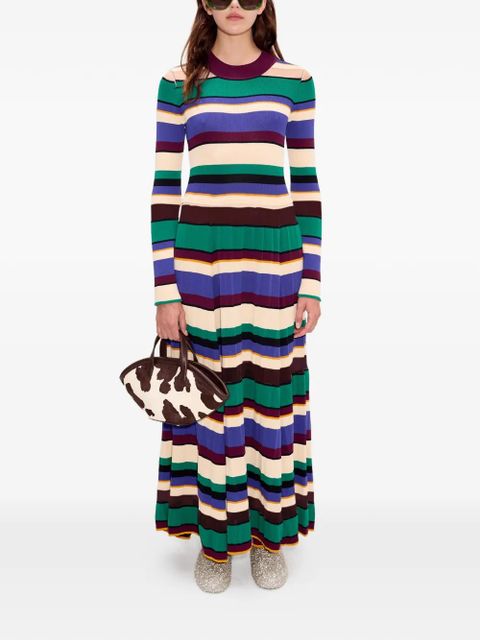 Simon Miller Sandrine striped knitted maxi dress - Green - zdjęcie produktu nr 2
