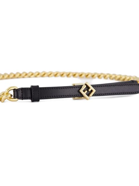 FENDI FF Diamonds chain belt - Black