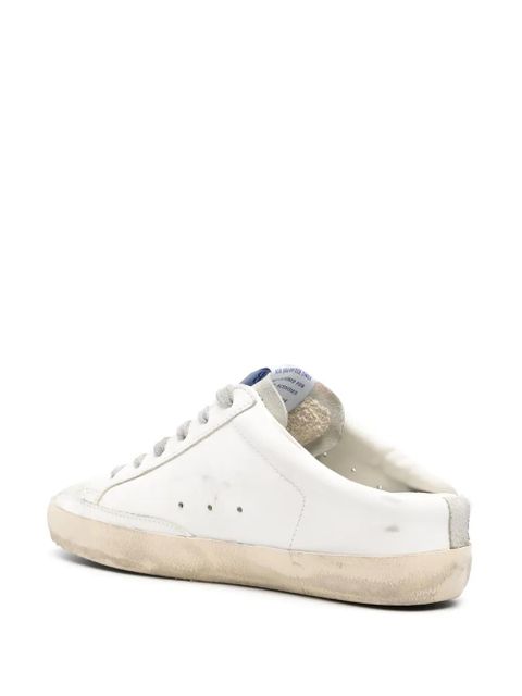 Golden Goose Super-Star leather mules - White