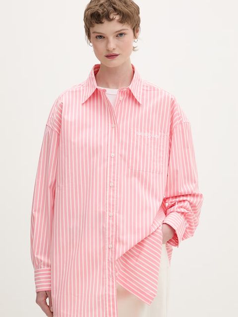 Tommy Jeans bluzka koszulowa damska bawełniana - zdjęcie produktu nr 2