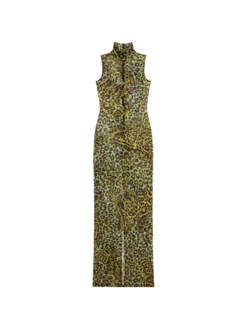 Blumarine animal-print maxi dress - Green - zdjęcie produktu nr 1