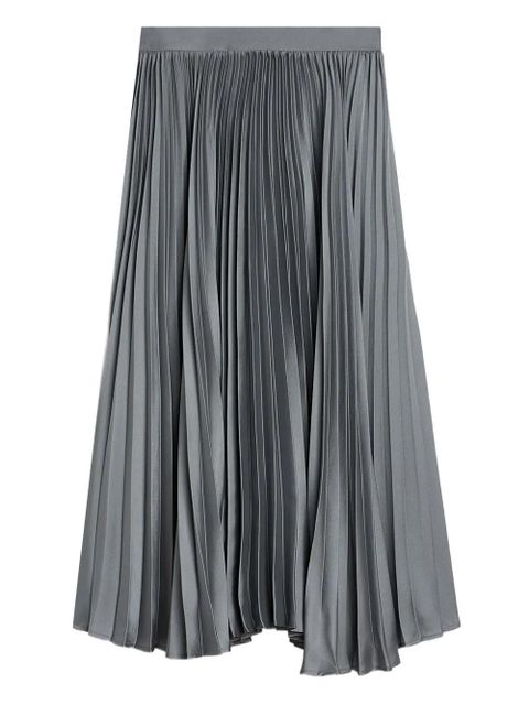 Jil Sander pleated-design skirt - Grey - zdjęcie produktu nr 1