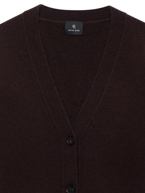 ANINE BING buttoned pocket cardigan - Brown