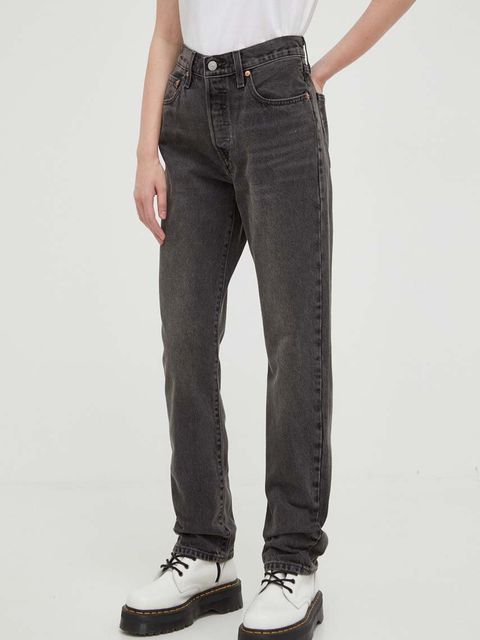 Levi's jeansy 501 damskie high waist - zdjęcie produktu nr 2