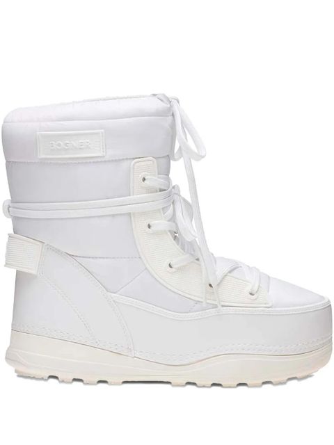 BOGNER lace-up padded snow boots - White - zdjęcie produktu nr 1