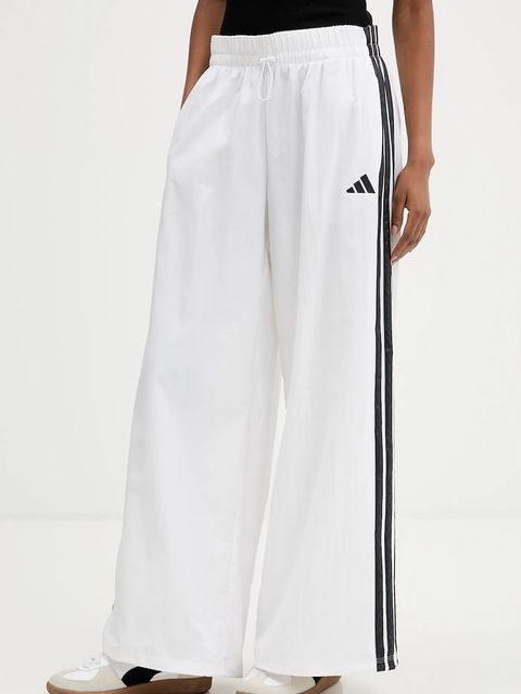 adidas spodnie dresowe Essentials kolor beżowy z aplikacją JE1307