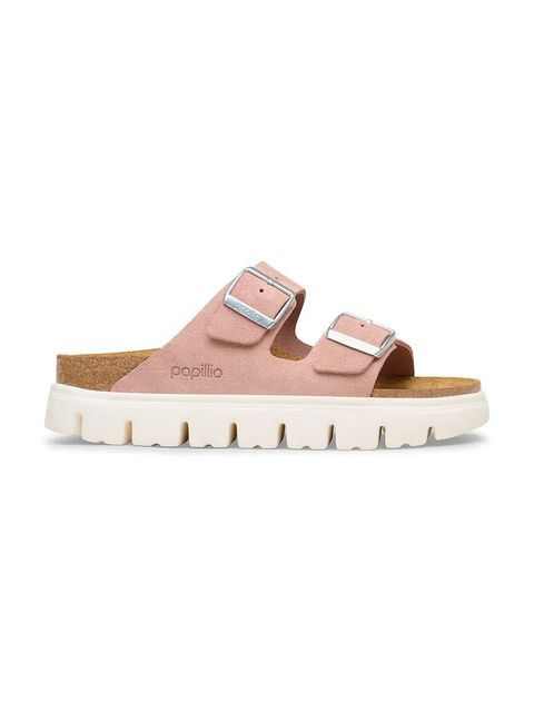 Birkenstock klapki damskie zamszowe Arizona Chunky Birkenstock x Papillio - zdjęcie produktu nr 2