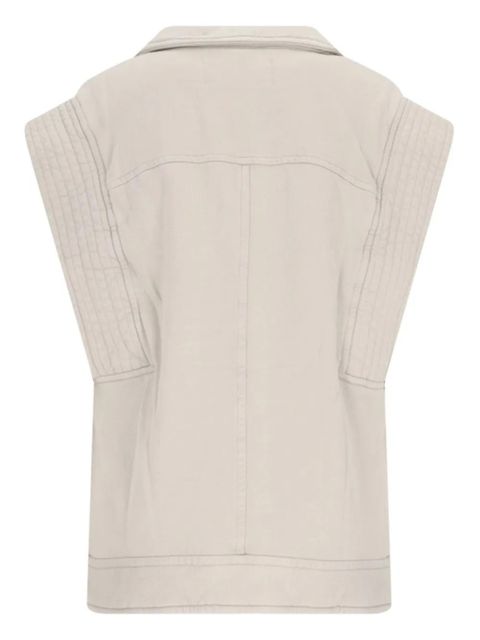 ISABEL MARANT Naelle gilet - Neutrals