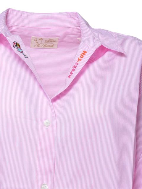MC2 Saint Barth long-sleeve striped shirt - Pink