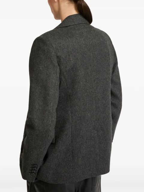 Yves Salomon double breasted blazer - Grey