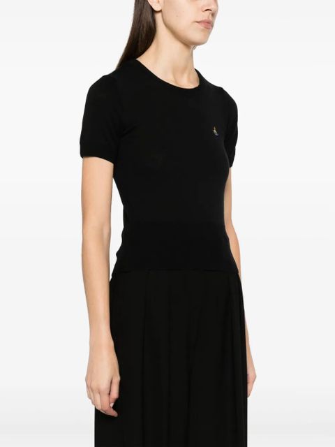 Vivienne Westwood Bea knitted T-shirt - Black - zdjęcie produktu nr 2