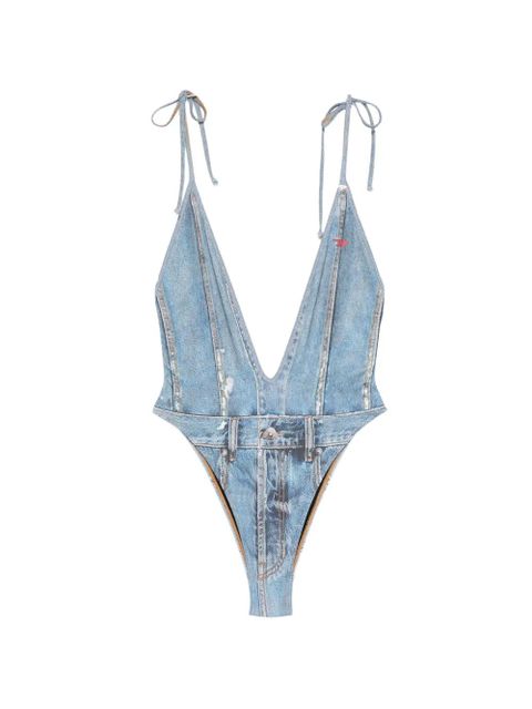 Diesel tie-strap printed swimsuit - Blue - zdjęcie produktu nr 1