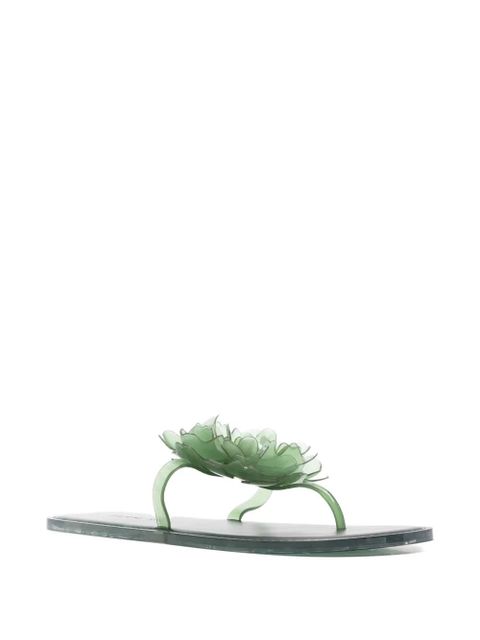 FARM Rio semi-transparent finish flip-flops - Green - zdjęcie produktu nr 2