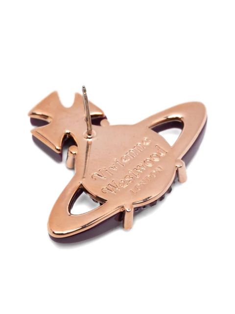 Vivienne Westwood orb embellished earrings - Purple - zdjęcie produktu nr 2