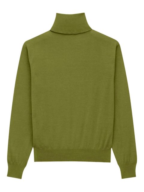 Saint Laurent turtleneck wool sweater - Green - zdjęcie produktu nr 2