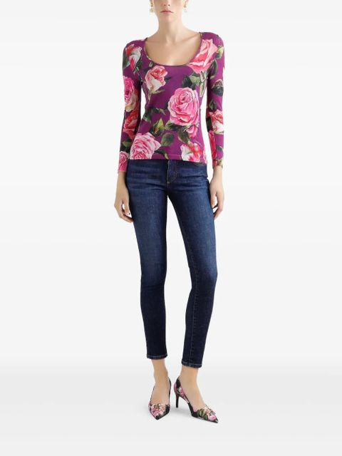 Dolce & Gabbana logo-plaque jeans - Blue - zdjęcie produktu nr 2