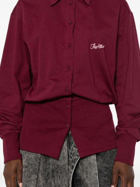 The Attico button-down shirt - Red