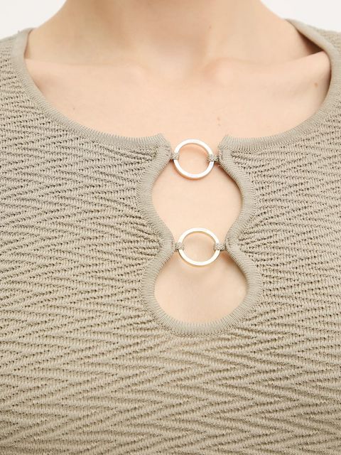 Guess t-shirt HELENA damskie kolor zielony W5YR16 Z3OV0