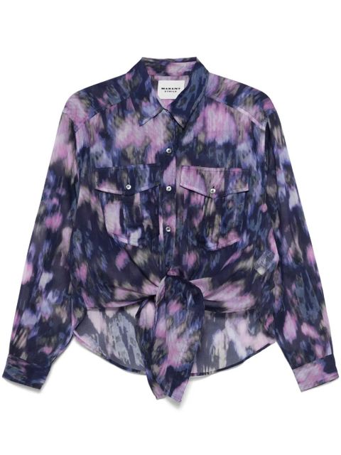 MARANT ÉTOILE Nath shirt - Purple - zdjęcie produktu nr 1