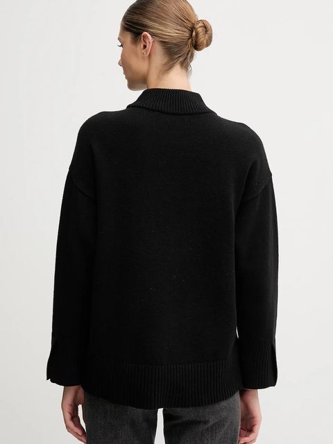 Dkny sweter damski kolor czarny lekki DJ5R0889