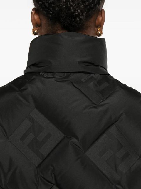 FENDI quilted-pattern jacket - Black