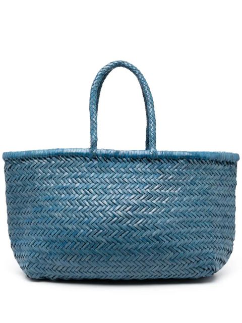 DRAGON DIFFUSION Triple Jump interwoven-design tote bag - Blue