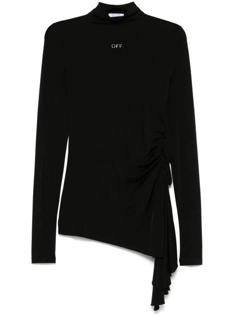 Off-White draped mini dress - Black - zdjęcie produktu nr 1