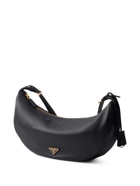 Prada large Demi Lune shoulder bag - Black