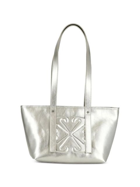 Off-White East West tote bag - Silver - zdjęcie produktu nr 1