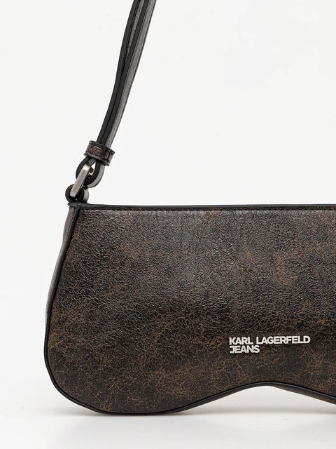 Karl Lagerfeld Jeans torebka kolor brązowy A4W30281 - zdjęcie produktu nr 2