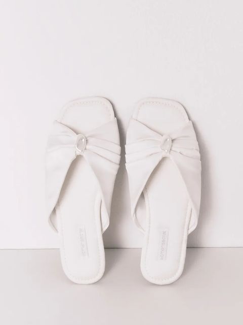 women'secret klapki SB WHITE SLPRS - zdjęcie produktu nr 1