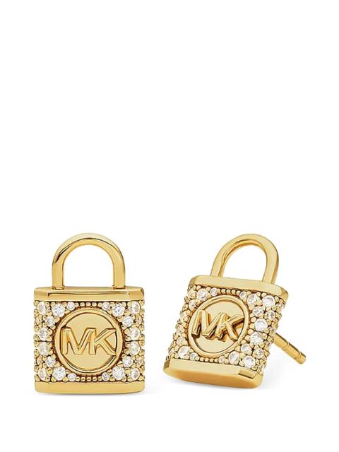 Michael Kors lock-stud earrings - Gold - zdjęcie produktu nr 1