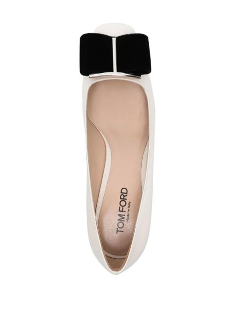 TOM FORD 50mm T-plaque pumps - Black